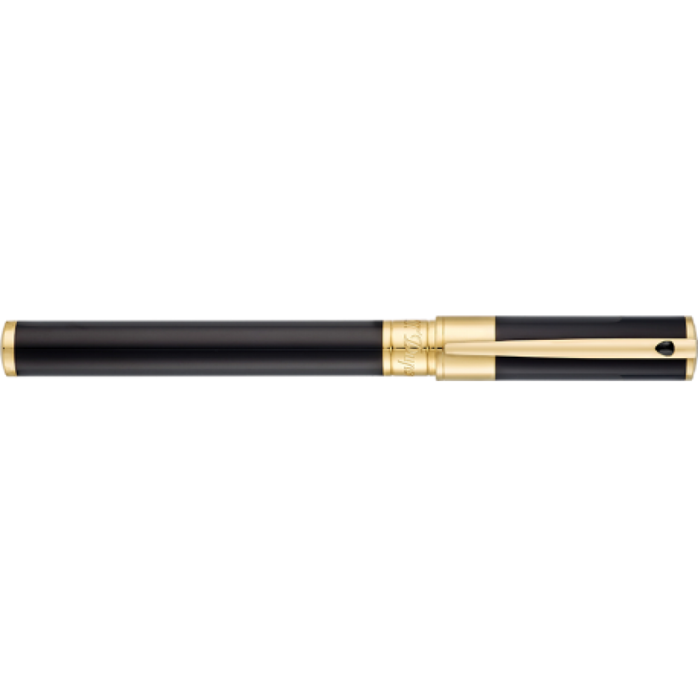 Rollerball Dupont D-Initial Black&Gold