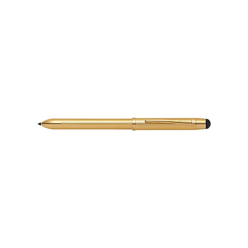 Bolígrafo Multifuncion (Doble Bol. Y Port. 0.5 MM) CROSS TECH3 23 K Gold Platec