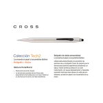 Bolígrafo + Stylus CROSS TECH 2 Collection - Cromado