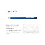 Bolígrafo Multifuncion (Doble Bol. Y Port. 0.5 MM) CROSS TECH3 Azul Satinado
